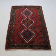 Handmade Antique, Vintage oriental Persian Mosel rug - 155 X 80 cm